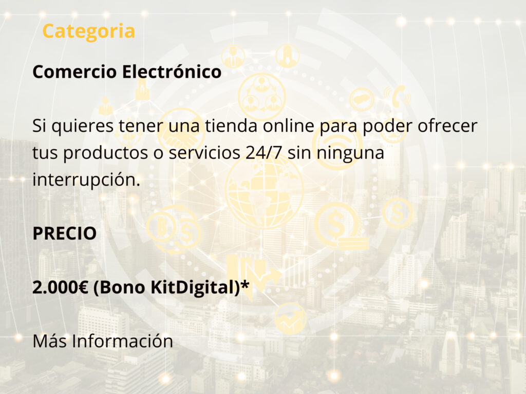 kit digital comercio electronico