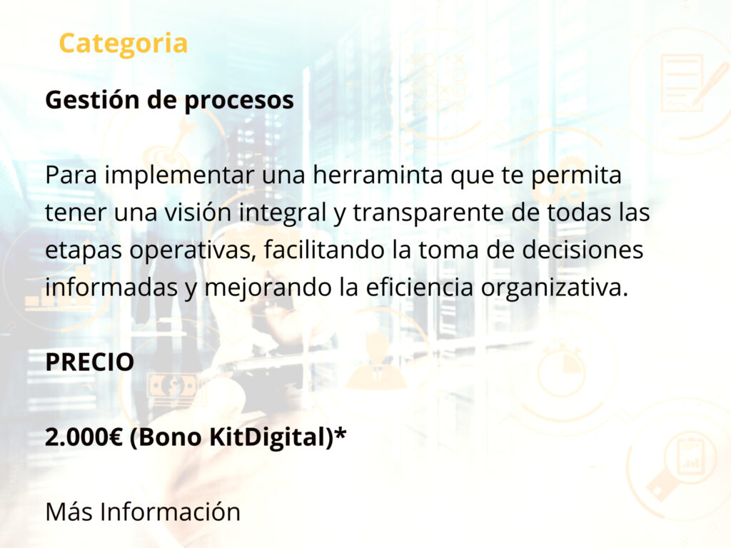 kit digital gestion de procesos
